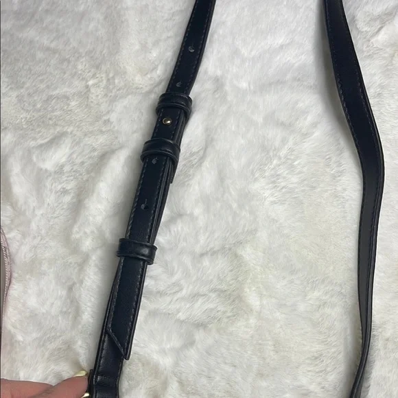 Black Soft Faux Leather quilted Shoulder Bag - Picture 10 of 10